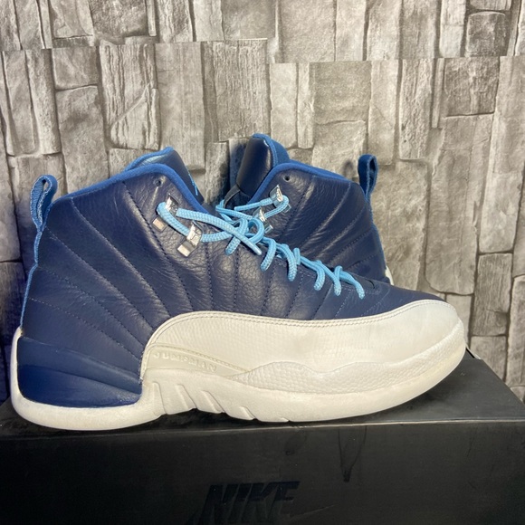Retro Jordan 12 obsidian blue size 10 - Picture 2 of 8